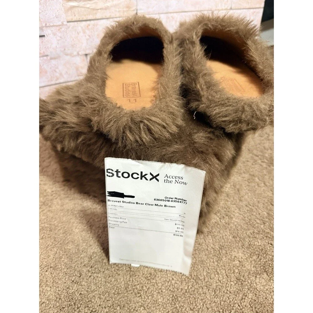 Bravest Studios Bear Claw Mules Brown Men’s Size 11 Stockx Purchase